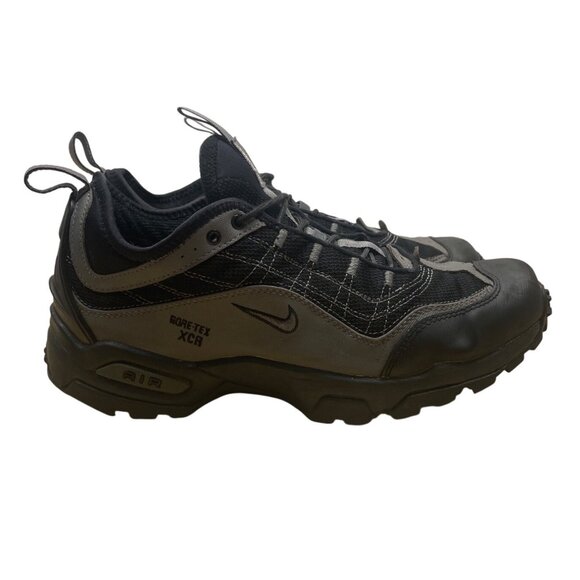 Nike Air Mens Black & Gray Gore-Tex XCR Kahtoola Ice Grips Hiking Shoes Sz 12.5 - Picture 4 of 11